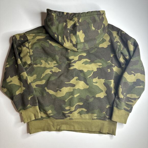 Obey Worldwide Mens Small Quarter Zip Hoodie Camo Pockets Embroidered Streetwear - Picture 2 of 12
